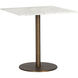 Enco White / Antique Gold Bistro Table
